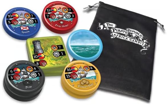 The Pirate Republic: Africa Gambit Chips Booty (Plastic Chips)