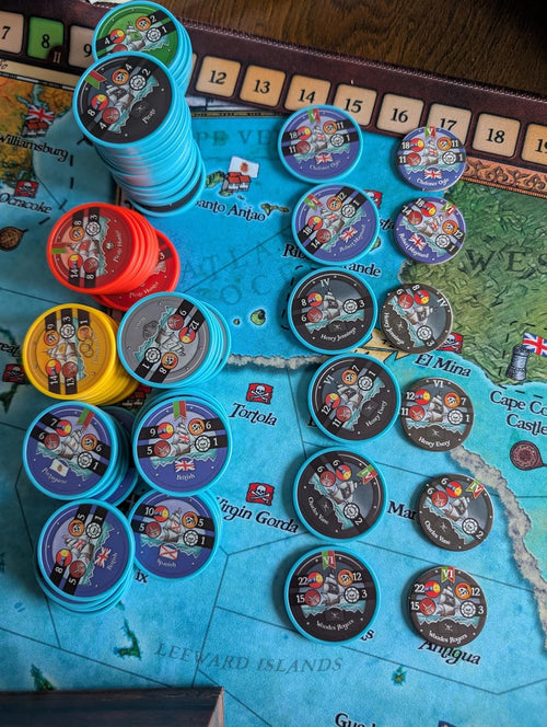 The Pirate Republic: Africa Gambit Chips Booty (Plastic Chips)